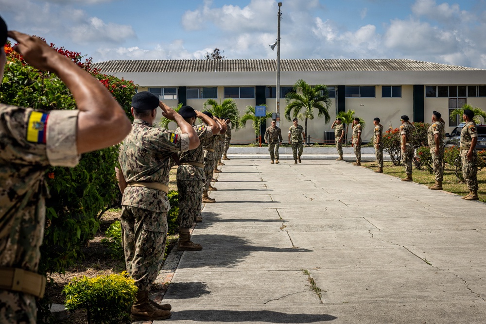 22nd MEU (SOC) | Bilateral Exercise Opening Ceremony with Ecuadorian Marines