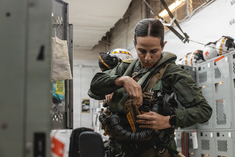 VMFA-323 Rattlers routine training flight