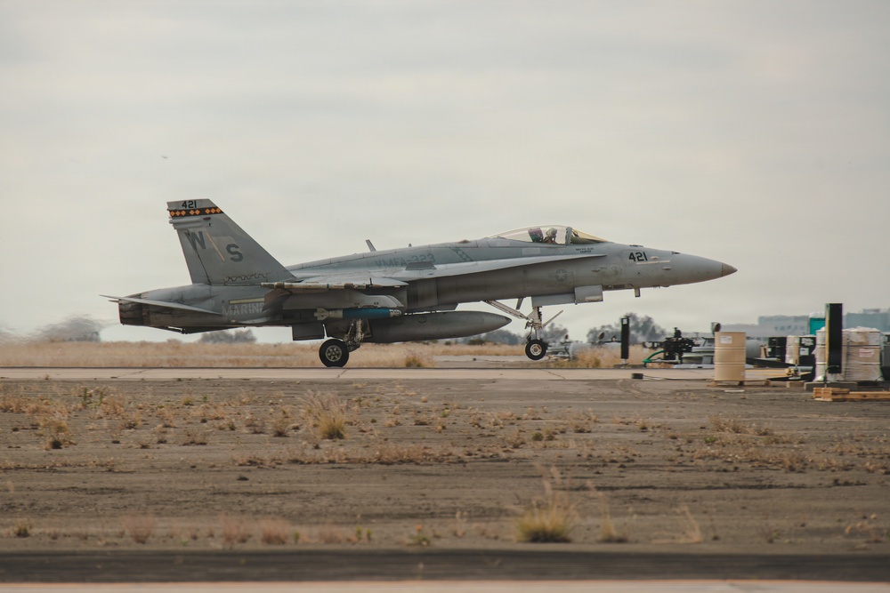 VMFA-323 Rattlers routine training flight