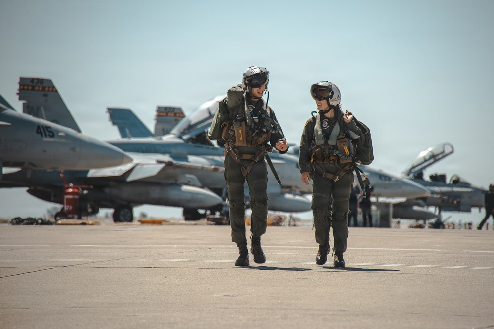 VMFA-323 Rattlers routine training flight