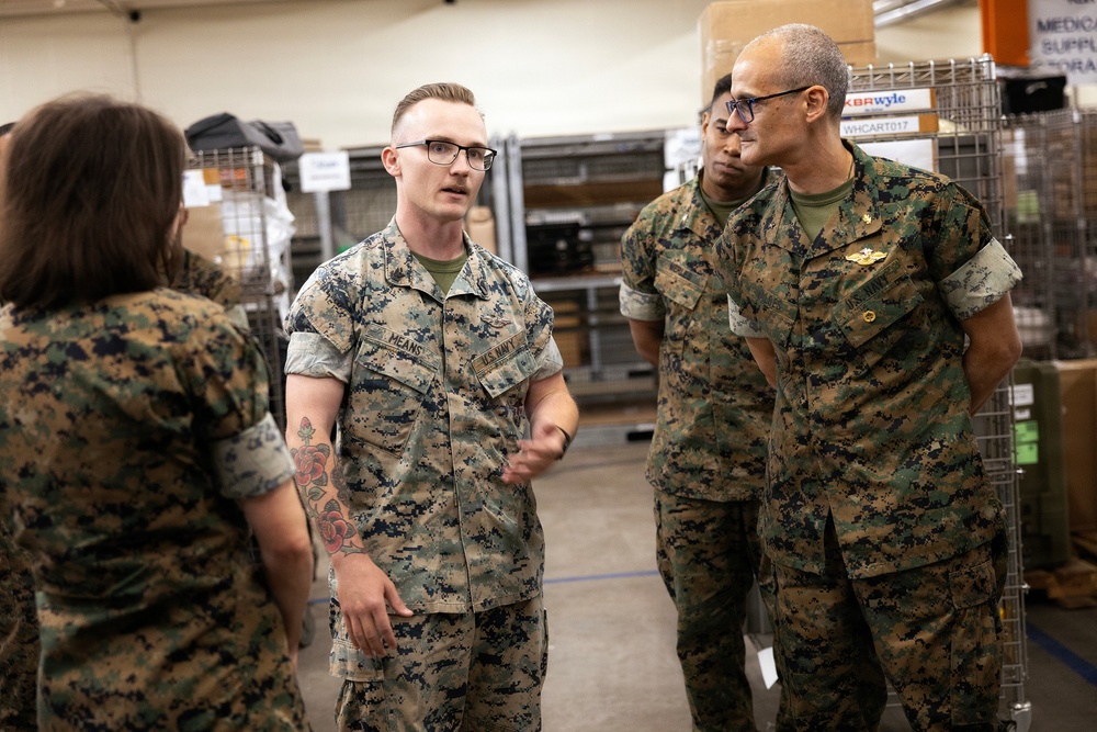 Top Marine Corps Medical Officer Visits Blount Island to Assess Prepositioned Capabilities