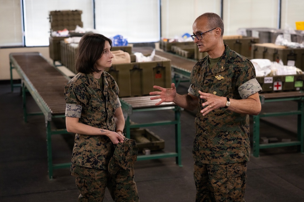 Top Marine Corps Medical Officer Visits Blount Island to Assess Prepositioned Capabilities