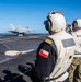 Chilean Embarked Naval Officers Observe Nimitz Flight Operations