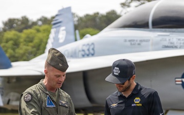 Chase Elliot visits MCAS Beaufort