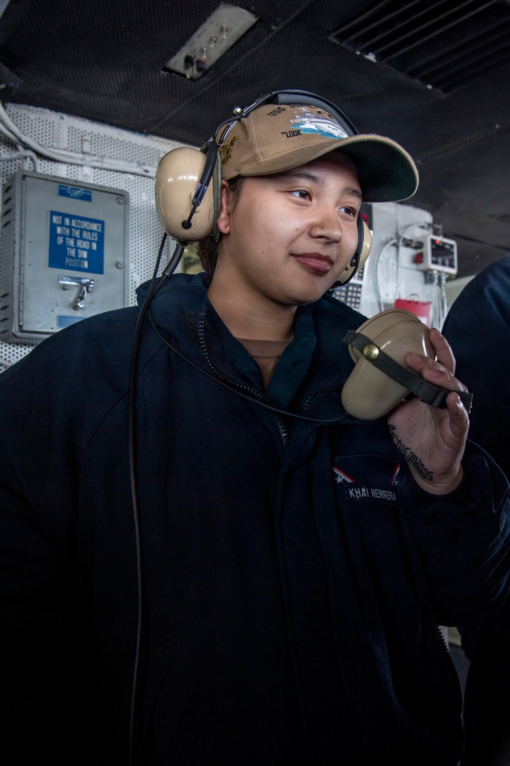 Nimitz Sailors Stand Watch