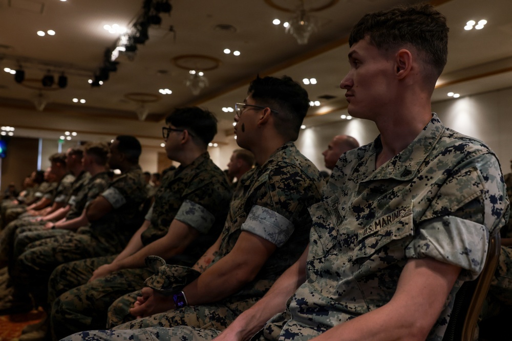 III Marine Expeditionary Force Sergeant Major speaks at suicide prevention symposium