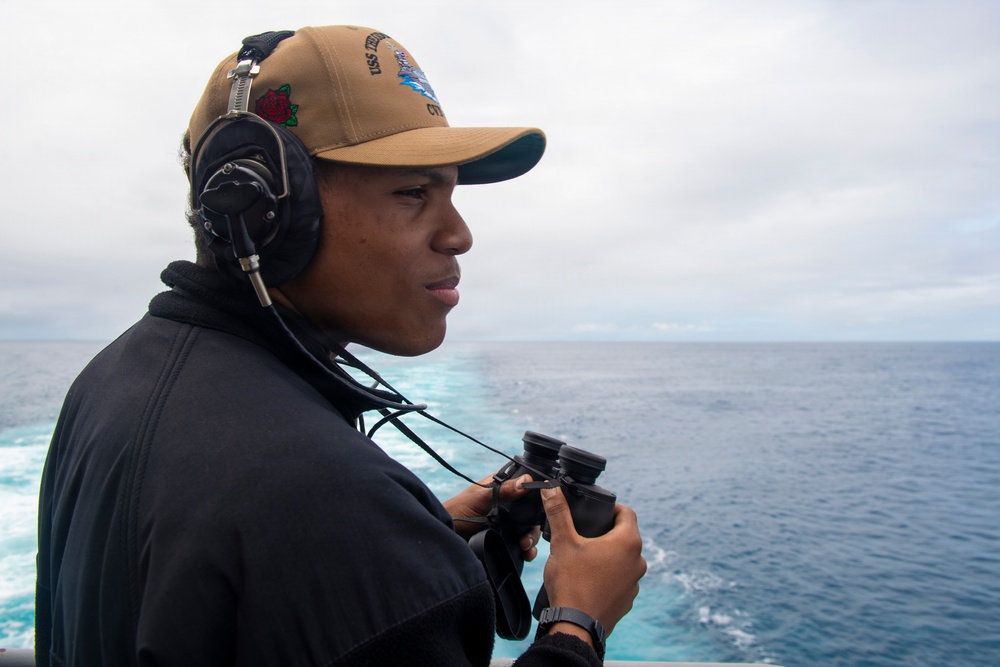 USS Theodore Roosevelt Watch Standers