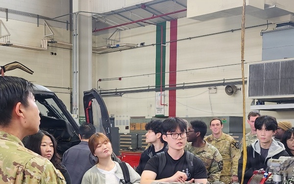 K-16 hosts Hanseo University for aviation mentorship and Korea–U.S. cultural engagement