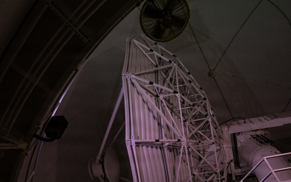 260402-N-WN046-1006 –  An antenna at Detachment 3, 22nd Space Operations Squadron (DET 3, 22 SOPS), Naval Support Facility Diego Garcia tracks the Artemis II spacecraft as it departs Earth’s upper atmosphere, April 2, 2026.