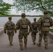 Mississippi National Guardsmen patrol during the Autism Speaks Empower Walk &amp; 5K Run in Washington, D.C.