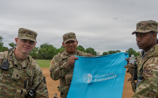 Mississippi National Guardsmen patrol during the Autism Speaks Empower Walk &amp; 5K Run in Washington, D.C.