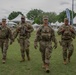 Mississippi National Guardsmen patrol during the Autism Speaks Empower Walk &amp; 5K Run in Washington, D.C.