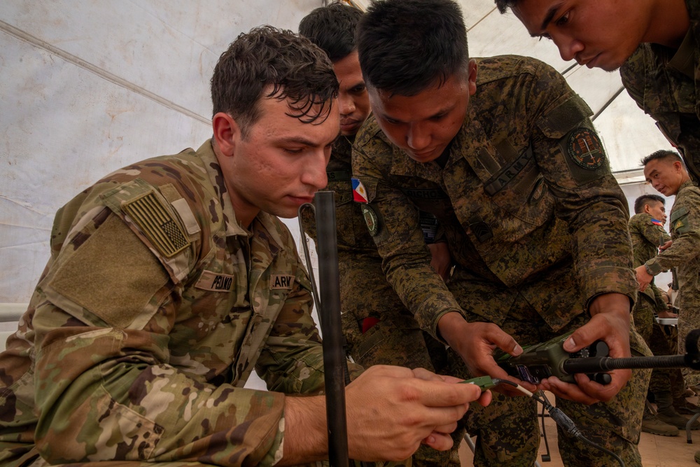 Balikatan 2026: 25th Infantry Division Signal Conducts Radio Check with Armed Forces of the Philippines