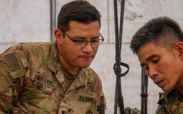 Balikatan 2026: 25th Infantry Division Signal Conducts Radio Check with Armed Forces of the Philippines