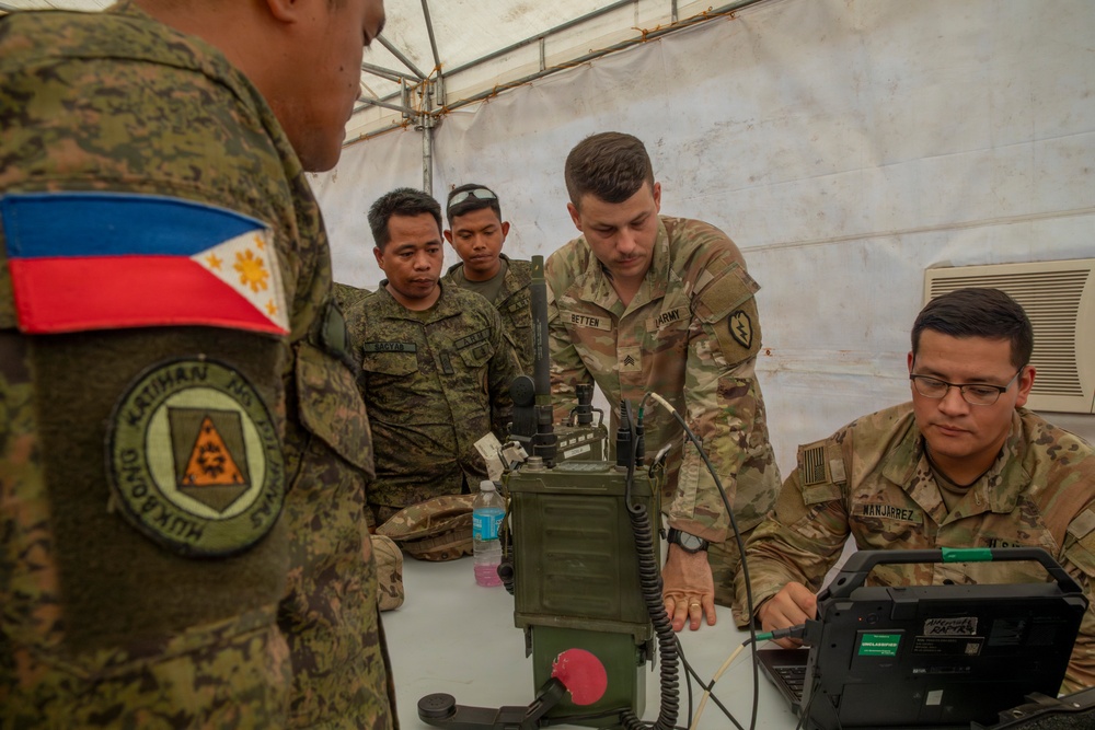Balikatan 2026: 25th Infantry Division Signal Conducts Radio Check with Armed Forces of the Philippines