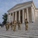 Joint Task Force Magnolia Soldiers support the D.C. Safe &amp; Beautiful mission at the Jefferson Memorial