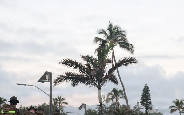 HQBN Conducts 15-km Hike At MCBH