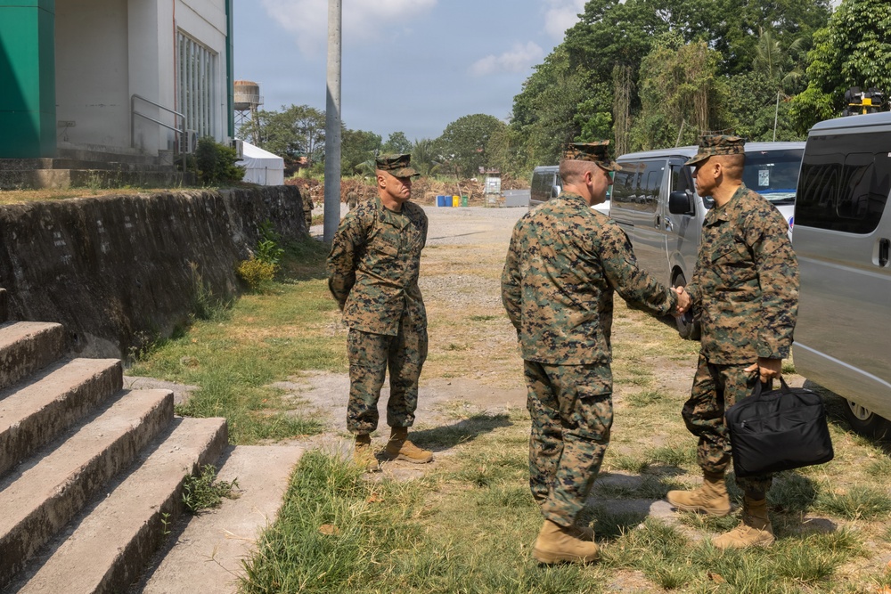 Balikatan 2026: Brig. Gen. Randall visits Marine logistics regiment in the Philippines