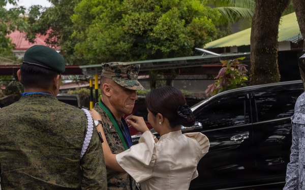 Balikatan 2026: Brig. Gen. Randall visits Marine logistics regiment in the Philippines