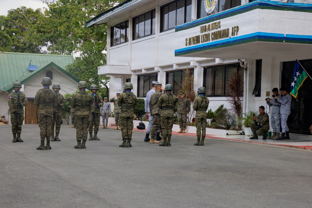 Balikatan 2026: Brig. Gen. Randall visits Marine logistics regiment in the Philippines