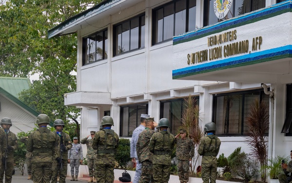 Balikatan 2026: Brig. Gen. Randall visits Marine logistics regiment in the Philippines
