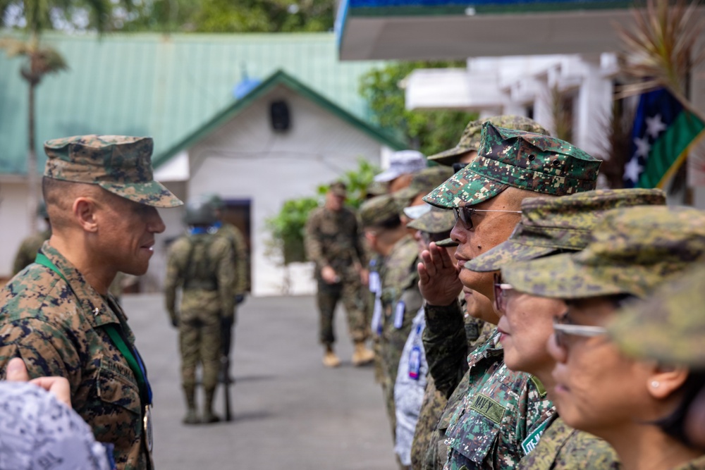 Balikatan 2026: Brig. Gen. Randall visits Marine logistics regiment in the Philippines