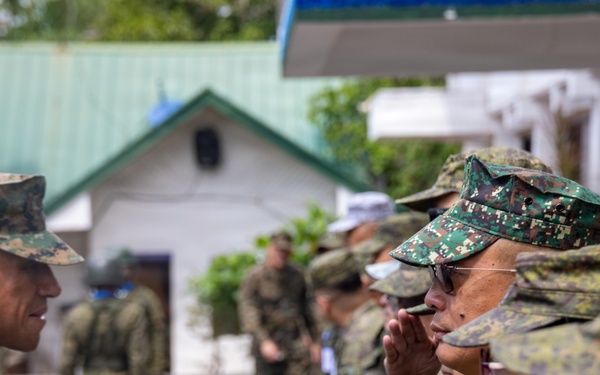 Balikatan 2026: Brig. Gen. Randall visits Marine logistics regiment in the Philippines