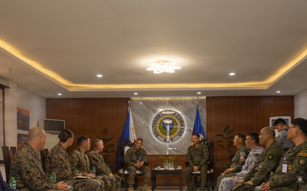 Balikatan 2026: Brig. Gen. Randall visits Marine logistics regiment in the Philippines