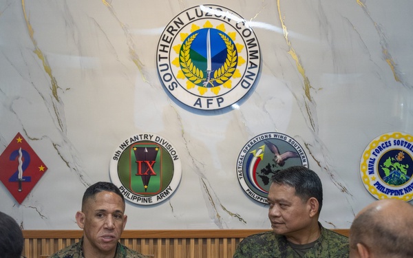 Balikatan 2026: Brig. Gen. Randall visits Marine logistics regiment in the Philippines