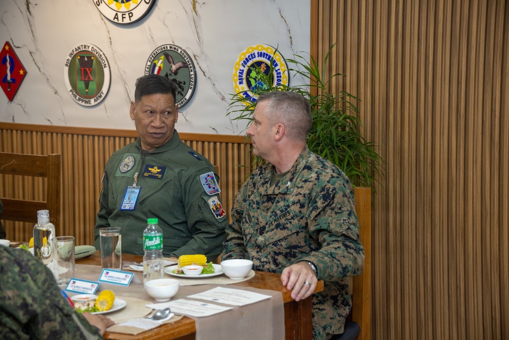 Balikatan 2026: Brig. Gen. Randall visits Marine logistics regiment in the Philippines