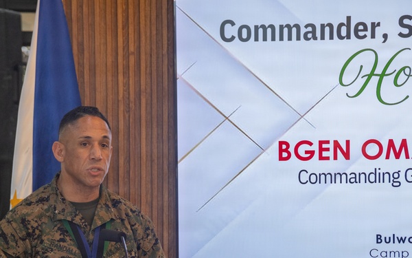 Balikatan 2026: Brig. Gen. Randall visits Marine logistics regiment in the Philippines
