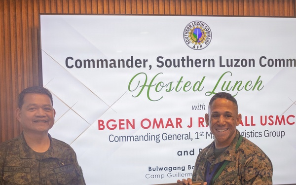 Balikatan 2026: Brig. Gen. Randall visits Marine logistics regiment in the Philippines