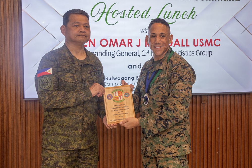 Balikatan 2026: Brig. Gen. Randall visits Marine logistics regiment in the Philippines