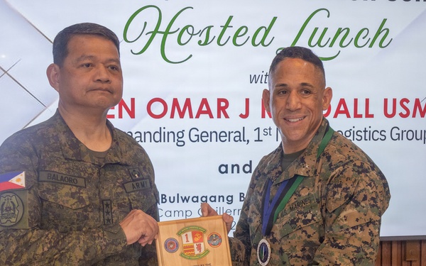 Balikatan 2026: Brig. Gen. Randall visits Marine logistics regiment in the Philippines