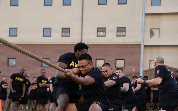 1SIG BDE Signal Month: 1st Signal Brigade Soldiers participate in Signal Month Run at Camp Humphreys.