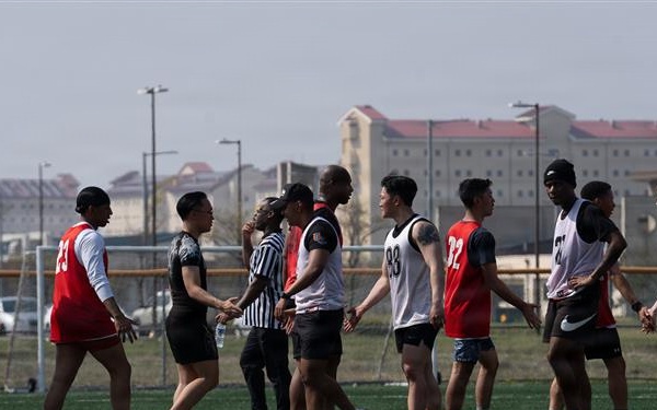 1SIG BDE Signal Month: 1st Signal Brigade Soldiers compete in Ultimate Frisbee Tournament at Camp Humphreys.