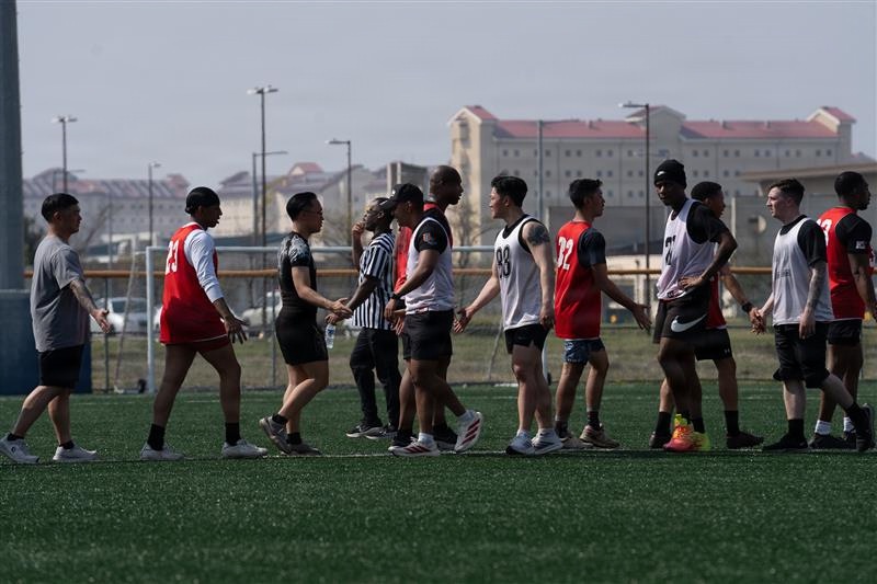 1SIG BDE Signal Month: 1st Signal Brigade Soldiers compete in Ultimate Frisbee Tournament at Camp Humphreys.
