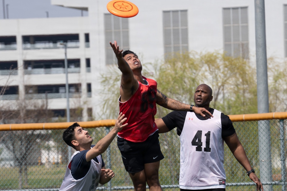 1SIG BDE Signal Month: 1st Signal Brigade Soldiers compete in Ultimate Frisbee Tournament at Camp Humphreys.