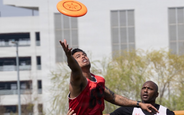 1SIG BDE Signal Month: 1st Signal Brigade Soldiers compete in Ultimate Frisbee Tournament at Camp Humphreys.