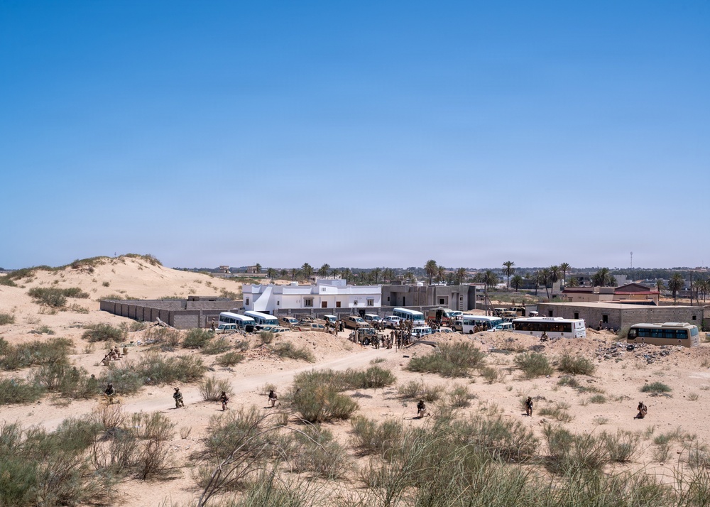 Multinational forces assault shoreline objective during Flintlock 2026