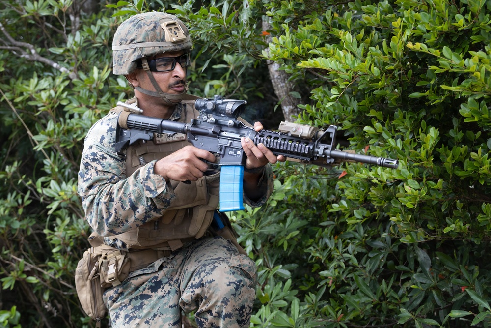 U.S. Marines Conduct Platoon Attacks