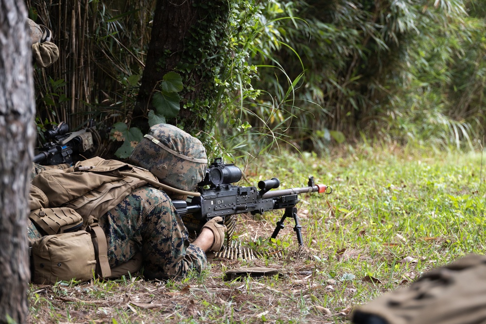 U.S. Marines Conduct Platoon Attacks
