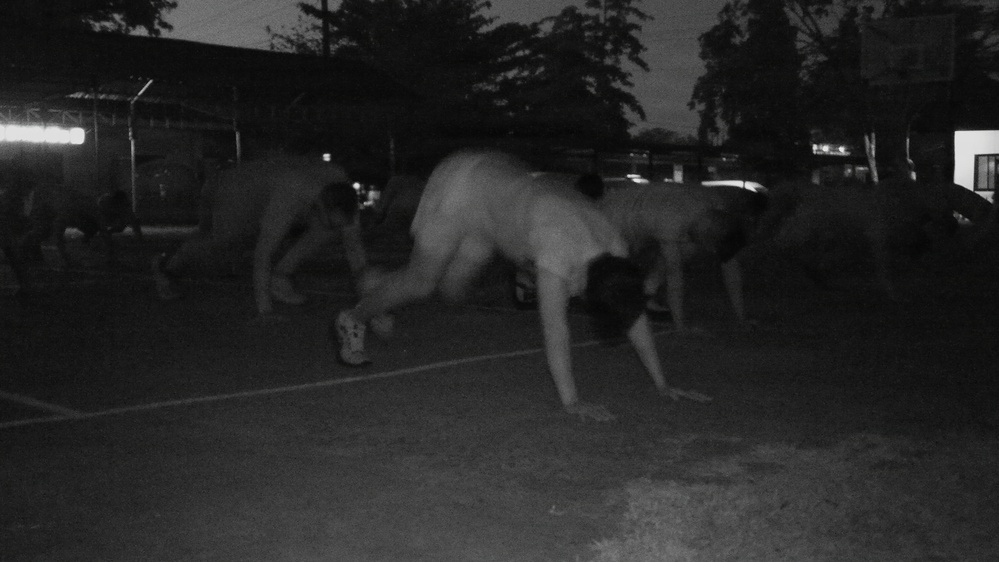 Balikatan 26: U.S. Marines with MRF-D 26 participate in physical training with Philippine marines