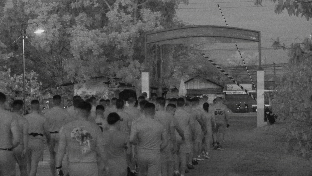 Balikatan 26: U.S. Marines with MRF-D 26 participate in physical training with Philippine marines