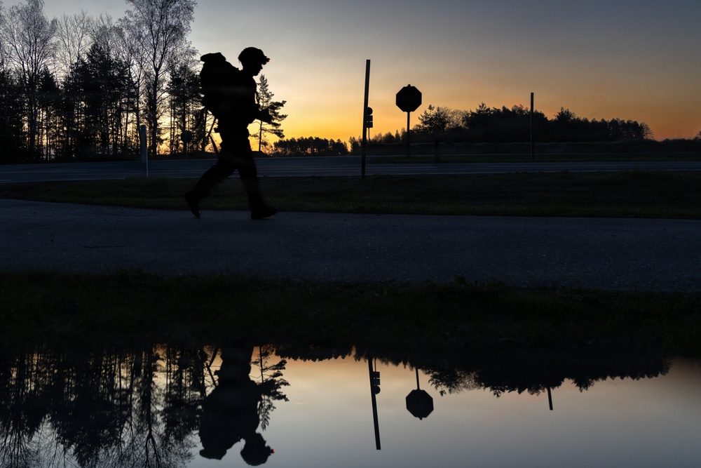 21st Theater Sustainment Command Best Squad Competition 2026 Ruck March