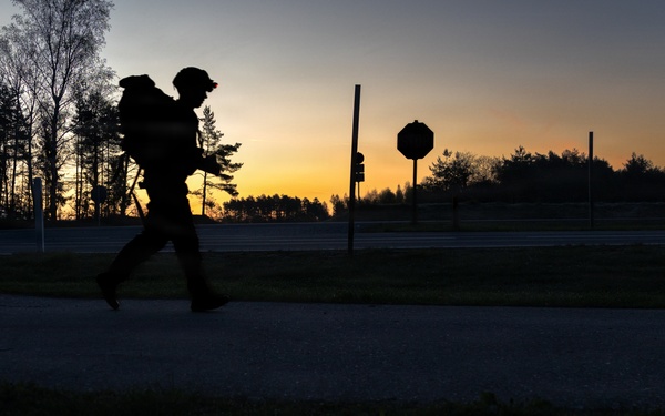 21st Theater Sustainment Command Best Squad Competition 2026 Ruck March