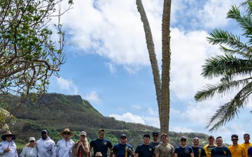 CSS-15 Sailors Join Inalåhan Beach Cleanup Efforts