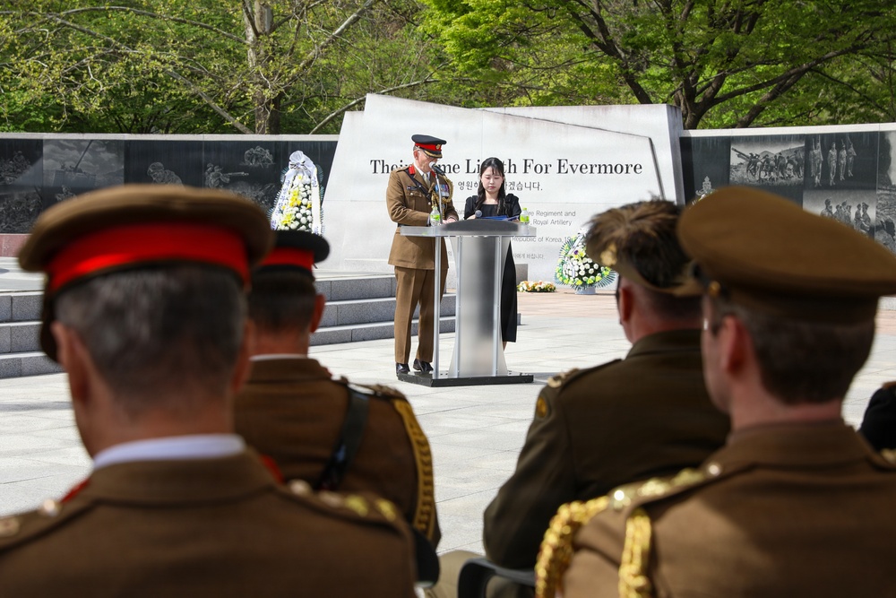 75th Anniversary Battle of the Imjin River Commemoration Ceremony