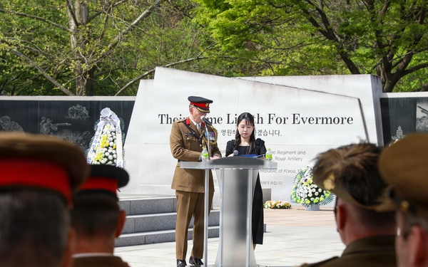 75th Anniversary Battle of the Imjin River Commemoration Ceremony