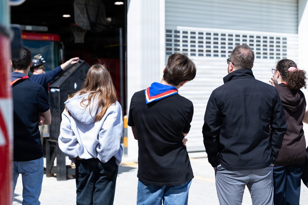 Salvation Army Scouts from the Romania Division visit Mihail Kogălniceanu Air Base